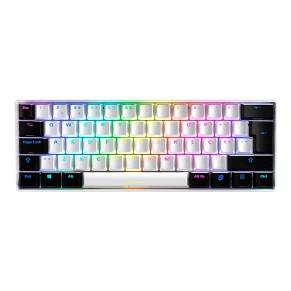 Sharkoon Sgk50 S4 Kailh Gamingtastatur Flerfarvet Hvid