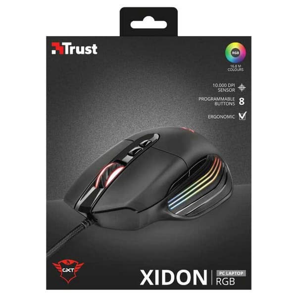 Trust Pelihiiri Gxt 940 Xidon 10000 Dpi Musta