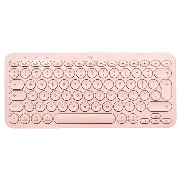Logitech Langaton Näppäimistö K380 Multi-device Pinkki Spanish QWERTY
