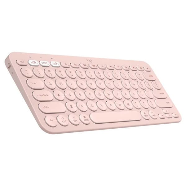 Logitech Langaton Näppäimistö K380 Multi-device Pinkki Spanish QWERTY Vaaleanpunainen