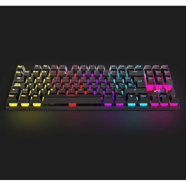 Krom Mekaniskt Tangentbord Kasic Tkl Svart Spanish QWERTY