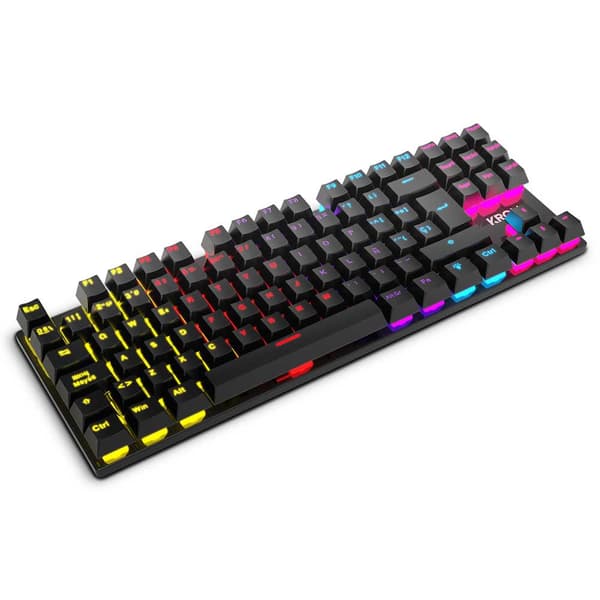 Krom Mekaniskt Tangentbord Kasic Tkl Svart Spanish QWERTY