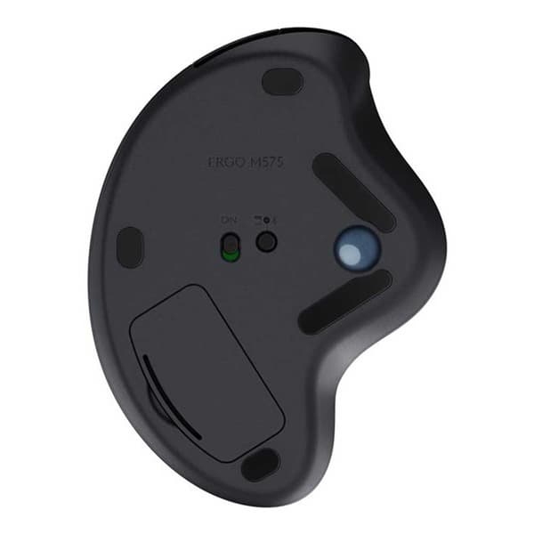 Logitech Trådlös Ergonomisk Mus Trackball Ergo M575 4000 Dpi Svart