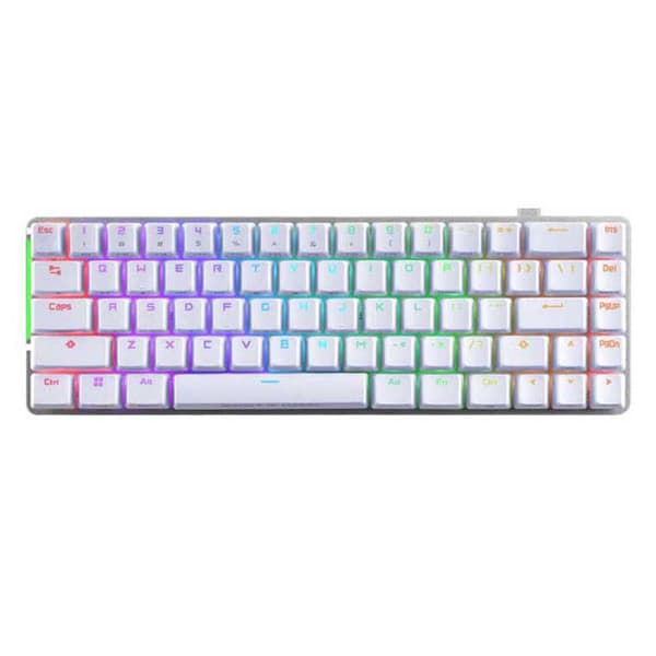 Asus Gaming Trådløst Mekanisk Tastatur Rog Falchion Ace Transparent Hvid