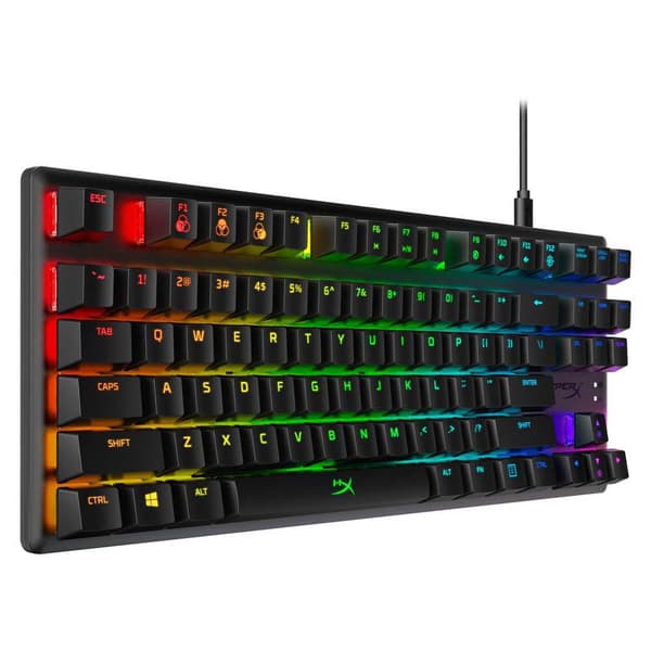 Hyperx Gaming Mekanisk Tastatur Alloy Origins Flerfarvet US QWERTY Svart