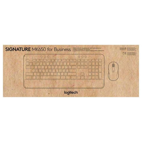 Logitech Trådlös Mus Och Tangentbord Mk650 Svart US QWERTY