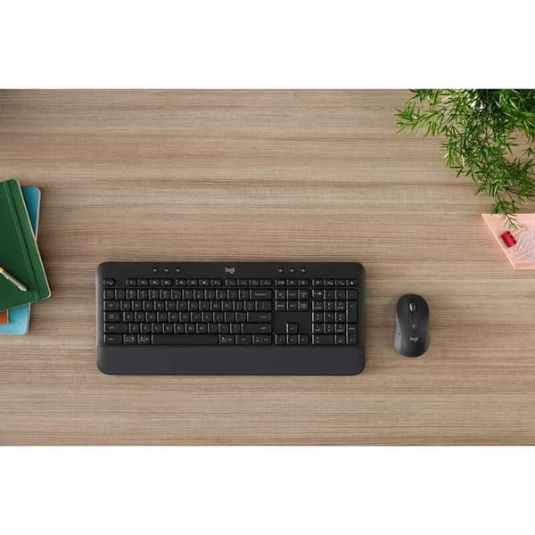Logitech Trådlös Mus Och Tangentbord Mk650 Svart US QWERTY