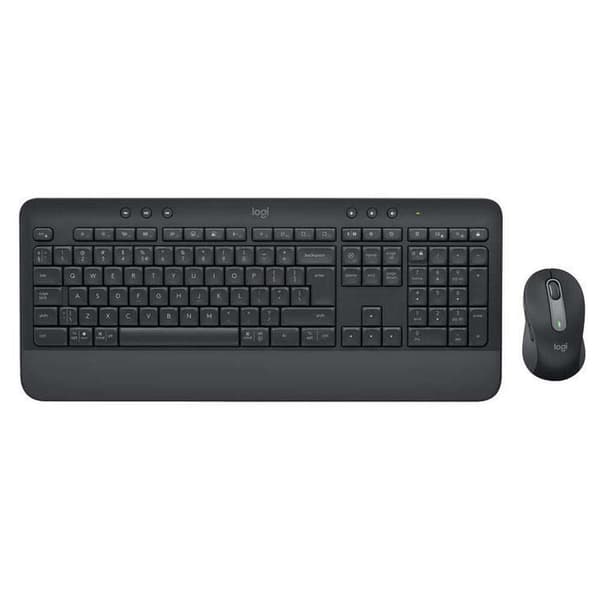 Logitech Trådlös Mus Och Tangentbord Mk650 Svart US QWERTY grafit