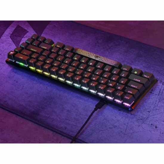 Corsair Spel Tangentbord K65 Pro Mini Durchsichtig Spanish QWERTY