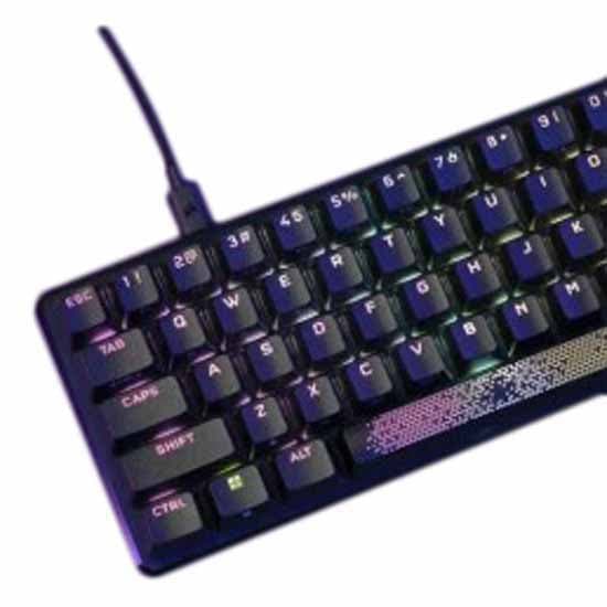 Corsair Spel Tangentbord K65 Pro Mini Durchsichtig Spanish QWERTY