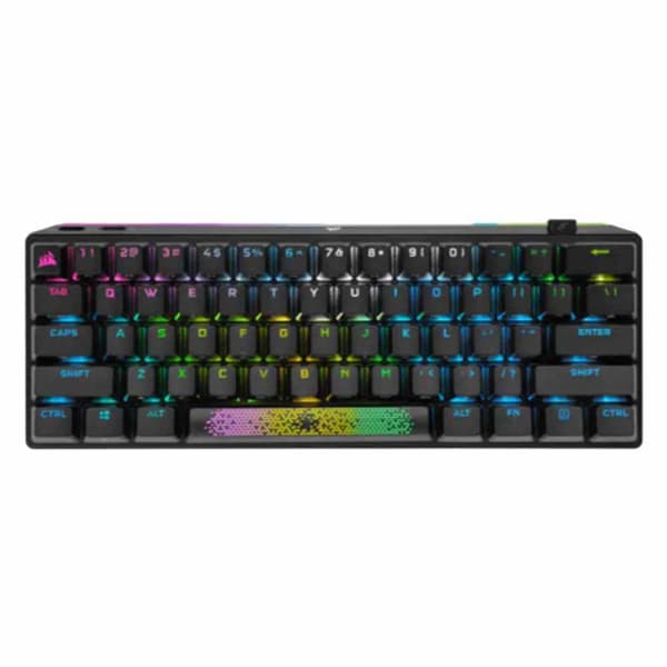 Corsair Gaming Trådlöst Mekaniskt Tangentbord Mx Röd K70 Pro Mini Rgb Svart Spanish QWERTY
