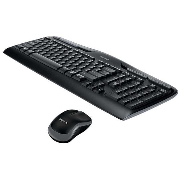 Logitech Langaton Hiiri Ja Näppäimistö Mk330 Hopeinen UK QWERTY
