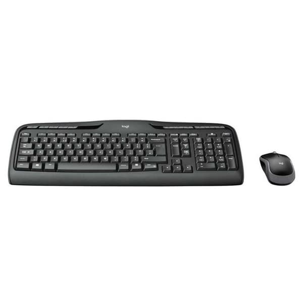 Logitech Langaton Hiiri Ja Näppäimistö Mk330 Hopeinen UK QWERTY