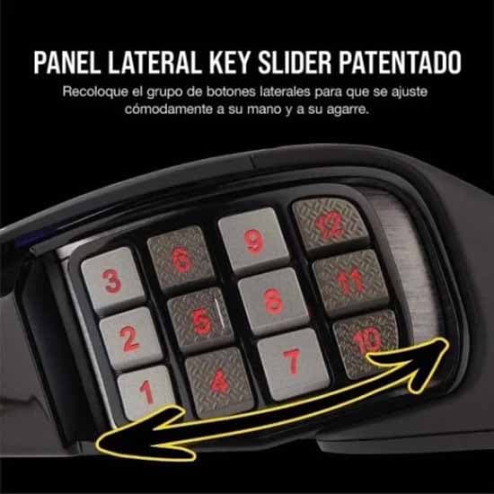 Corsair Trådløs Gaming Mus Scimitar Elite Sort