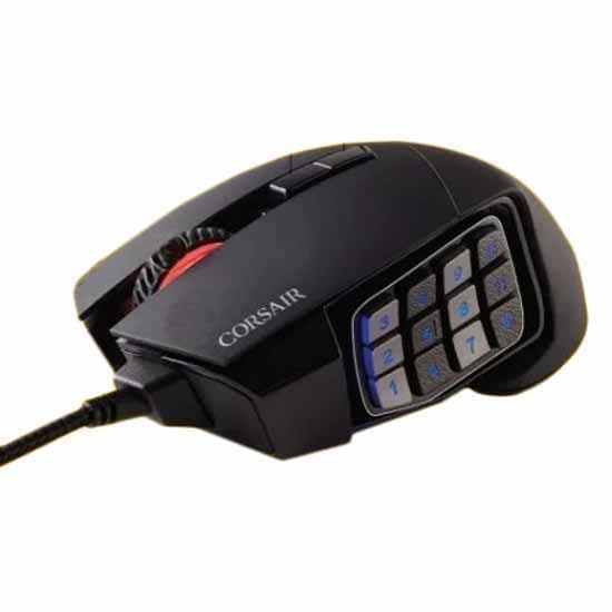 Corsair Trådløs Gaming Mus Scimitar Elite Sort