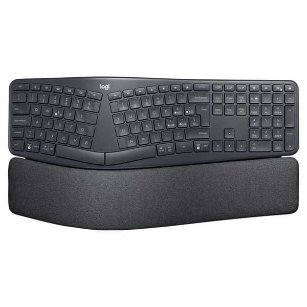 Logitech Langaton Näppäimistö Ergo K860 Harmaa Italian QWERTY