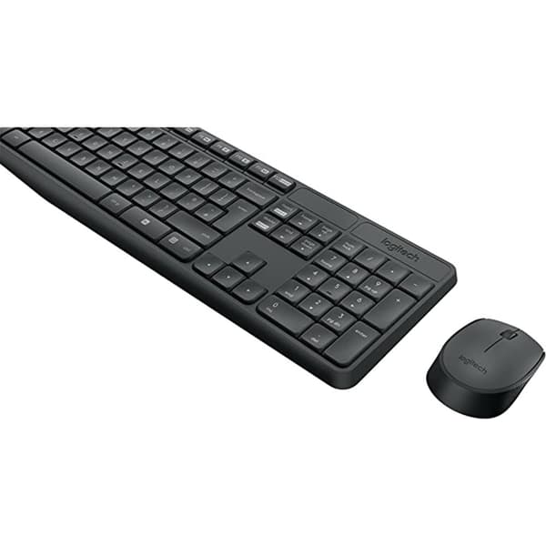 Logitech Langaton Näppäimistö Ja Hiiri Mk235 Musta Portuguese QWERTY
