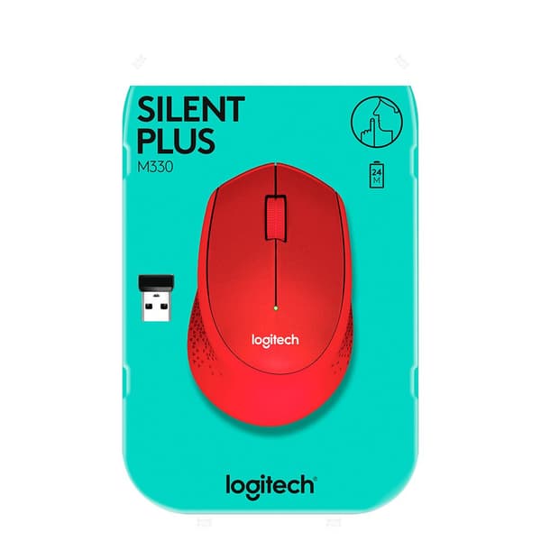 Logitech Langaton Hiiri M330 Punainen