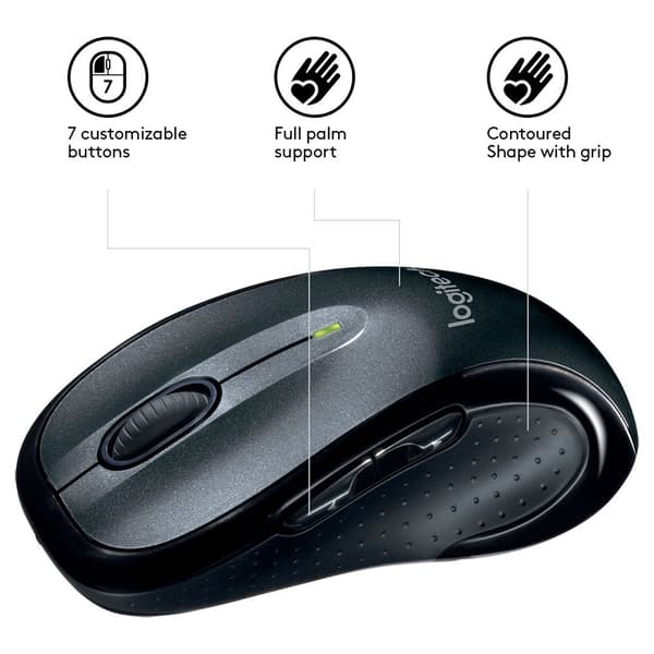 Logitech Langaton Hiiri M510 Musta