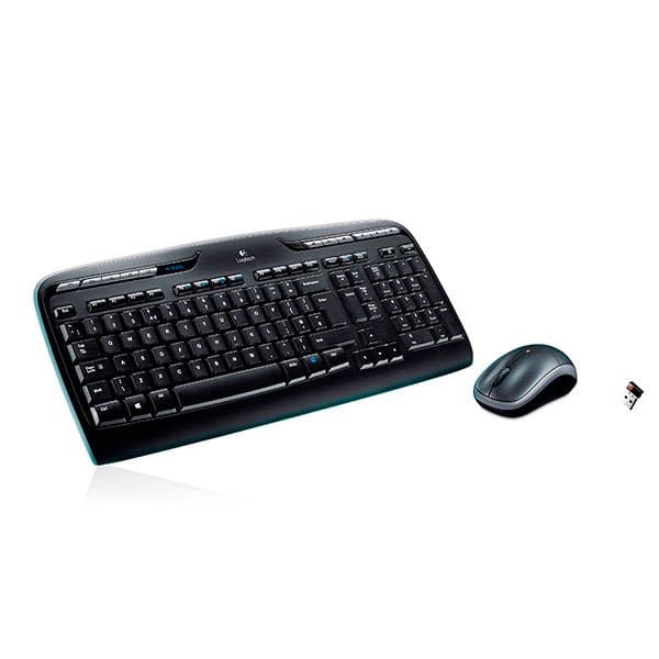 Logitech Trådlöst Tangentbord Och Mus Mk330 Svart US QWERTY