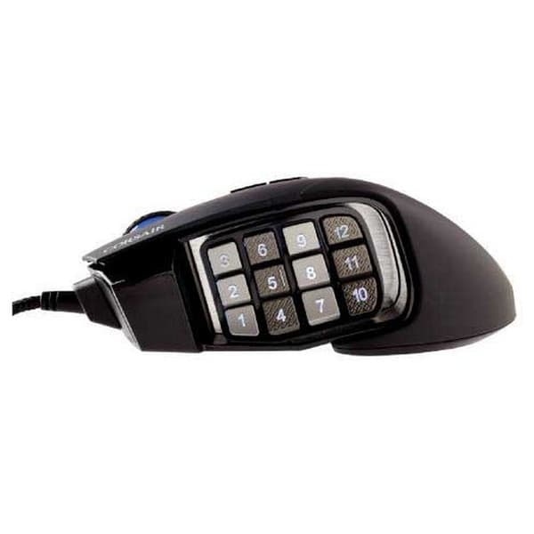 Corsair Optisk Spelmus Scimitar Elite Rgb Svart