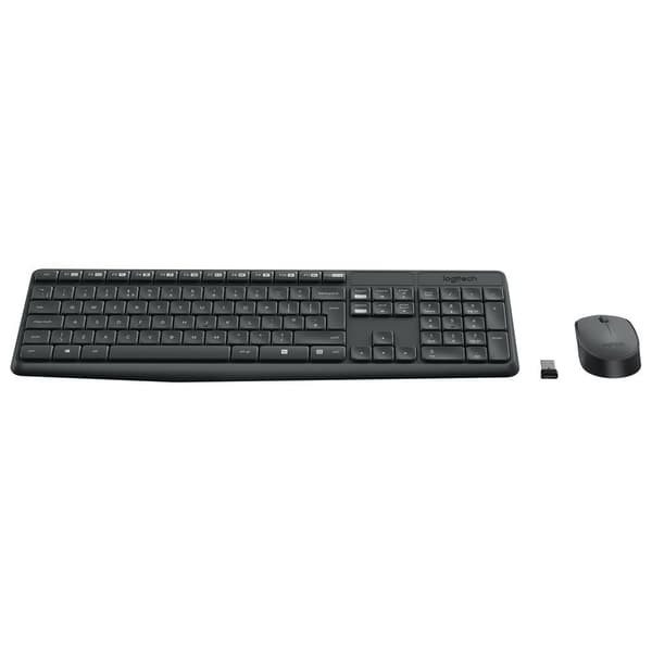 Logitech Langaton Näppäimistö Ja Hiiri Mk235 Harmaa German QWERTZ