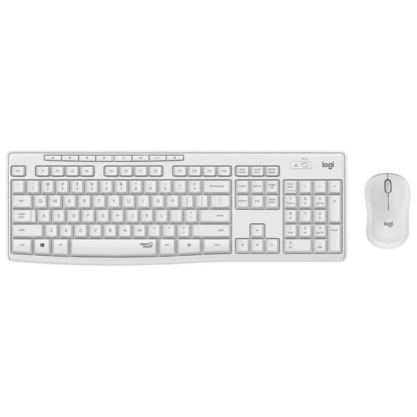 Logitech Trådløst Tastatur Og Mus Mk295 Hvid German QWERTZ
