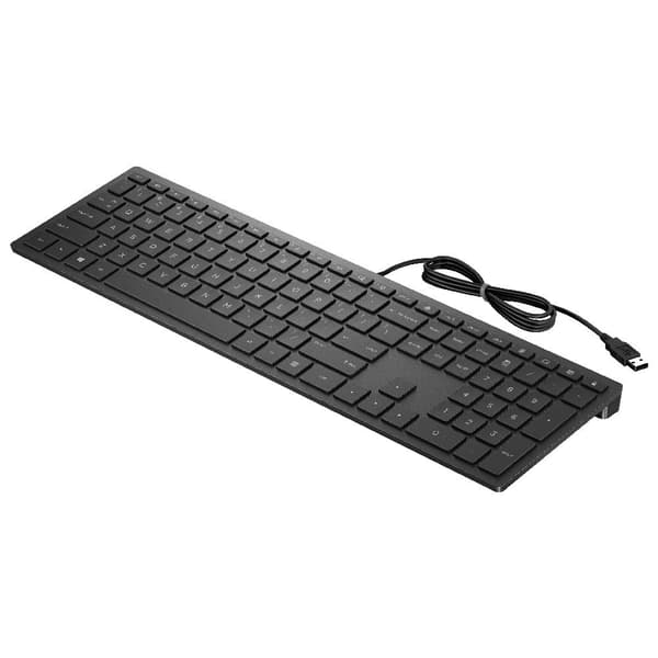 Hp Tangentbord Pavilion 300 Silver Svart