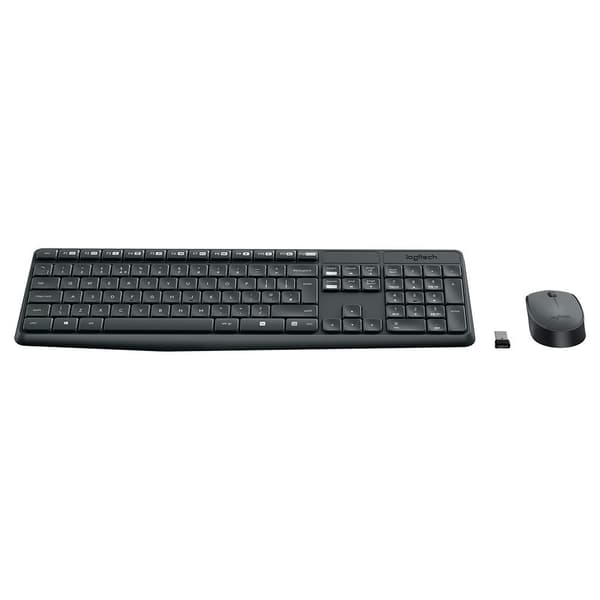 Logitech Langaton Näppäimistö Ja Hiiri Mk235 Musta US QWERTY