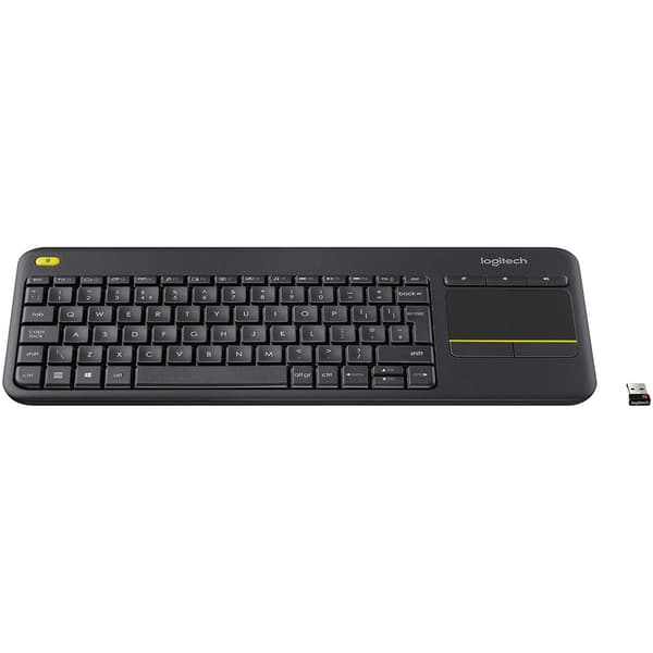Logitech Langaton Näppäimistö K400 Plus Musta UK QWERTY