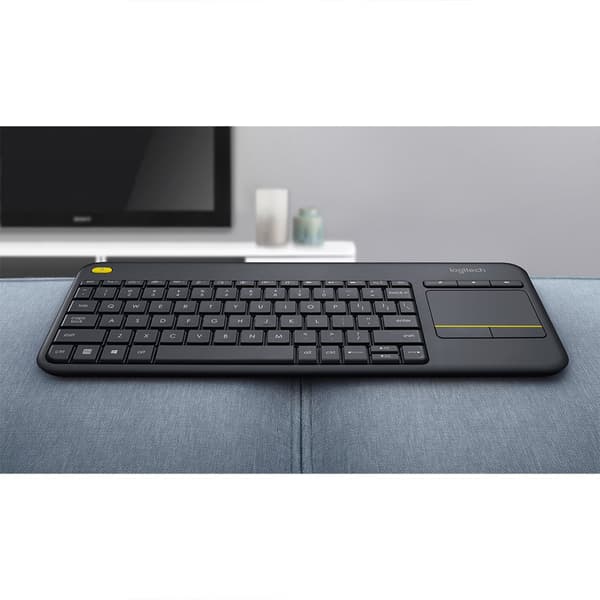 Logitech Langaton Näppäimistö K400 Plus Musta UK QWERTY