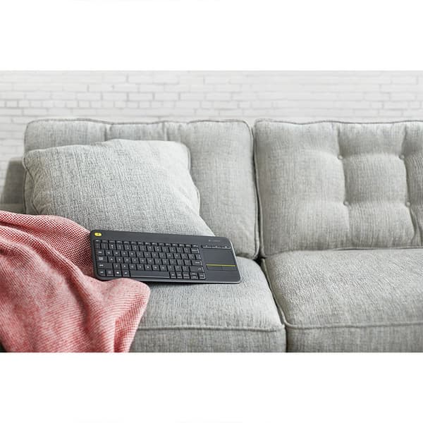 Logitech Langaton Näppäimistö K400 Plus Musta UK QWERTY
