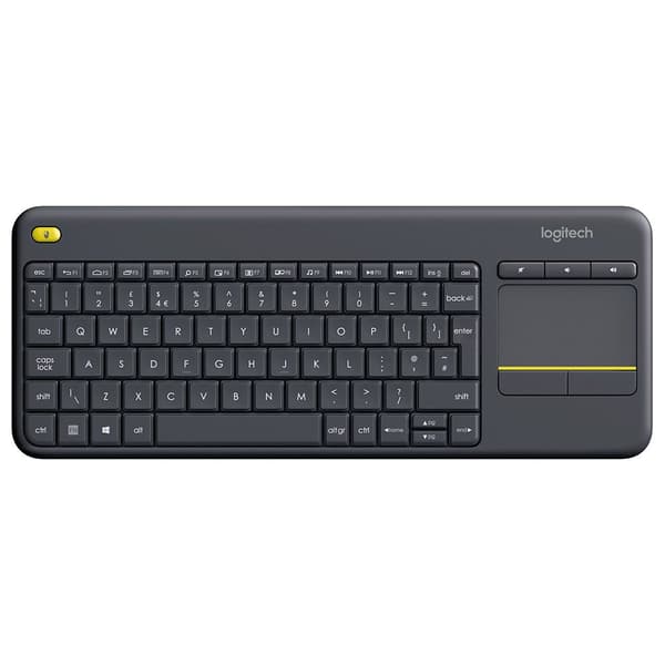 Logitech Langaton Näppäimistö K400 Plus Musta UK QWERTY musta