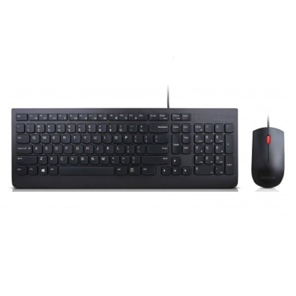 Lenovo Idg Trådlöst Tangentbord Och Mus Essential Svart Spanish QWERTY Svart