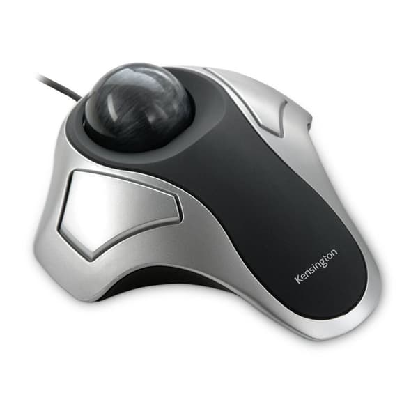 Kensington Mus Orbit Trackball Sort Sølv