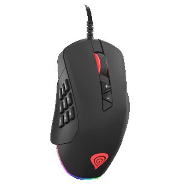 Genesis Spelmus Xenon 770 10200dpi Svart