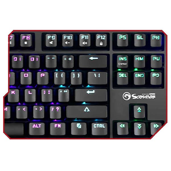 Scorpion Marvo Spel Mekaniskt Tangentbord Kg916 Svart Spanish QWERTY