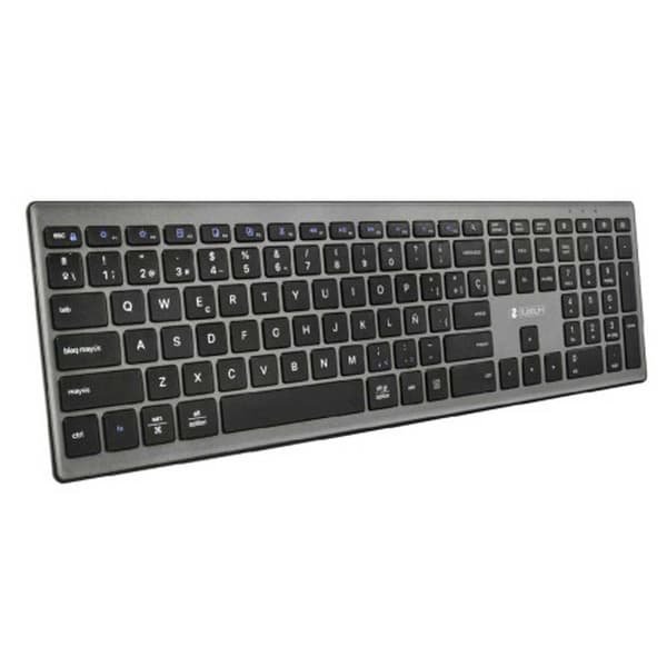 Subblim Trådløst Tastatur Pure Extended Sort Spanish QWERTY