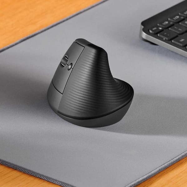 Logitech Vasen Langaton Ergonominen Hiiri Lift Musta