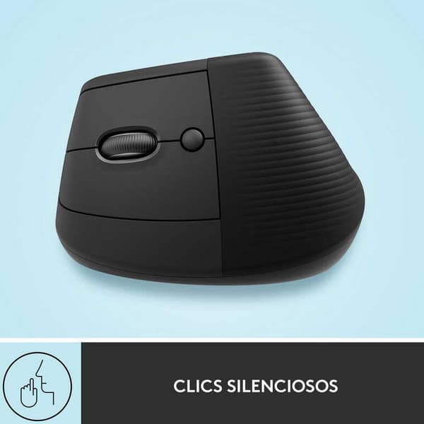 Logitech Vasen Langaton Ergonominen Hiiri Lift Musta