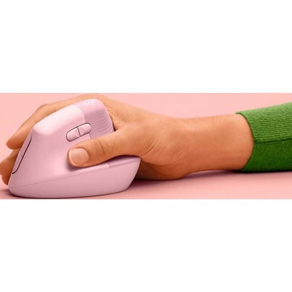 Logitech Trådløs Ergonomisk Mus Lift Rosa
