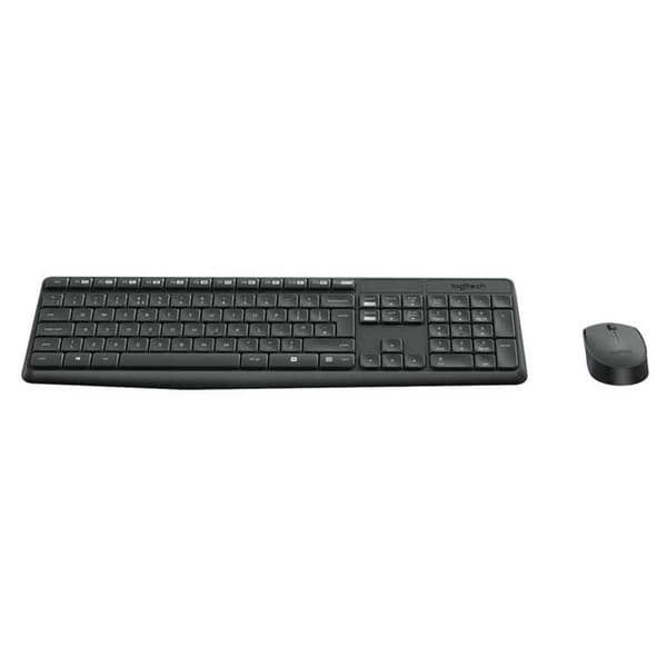 Logitech Trådløs Mus Og Tastatur Mk235 Søvfarvet US QWERTY