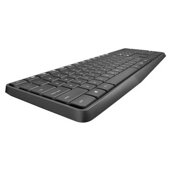 Logitech Trådløs Mus Og Tastatur Mk235 Søvfarvet US QWERTY