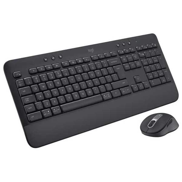 Logitech Hiiri Ja Näppäimistö Mk650 Hopeinen Spanish QWERTY