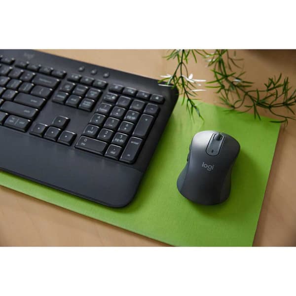 Logitech Hiiri Ja Näppäimistö Mk650 Hopeinen Spanish QWERTY