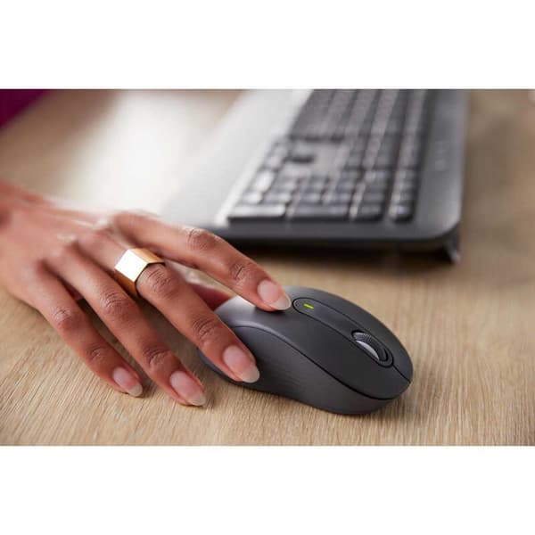 Logitech Hiiri Ja Näppäimistö Mk650 Hopeinen Spanish QWERTY