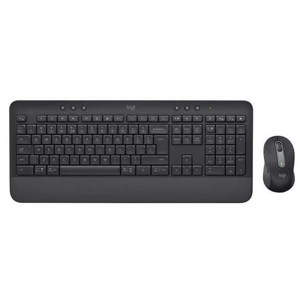 Logitech Hiiri Ja Näppäimistö Mk650 Hopeinen Spanish QWERTY