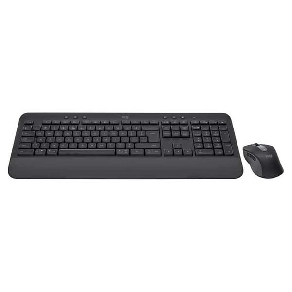 Logitech Mus Og Tastatur Mk650 Søvfarvet Spanish QWERTY Grafit
