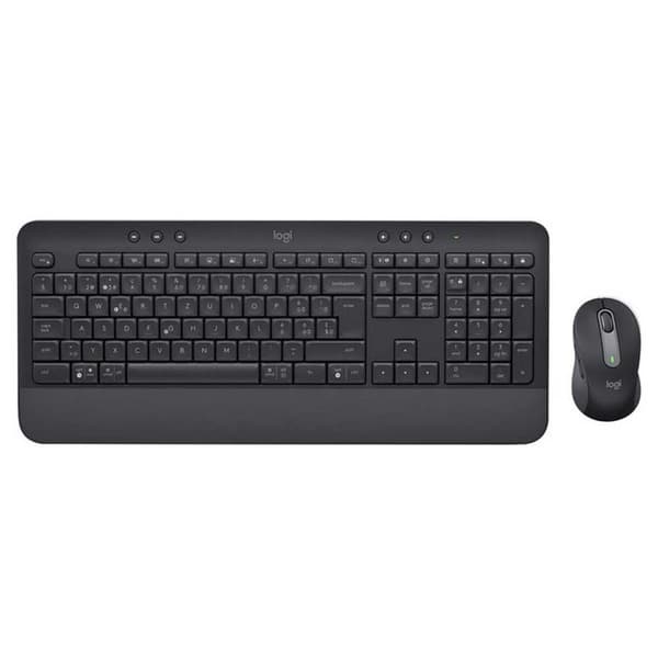 Logitech Trådlös Mus Och Tangentbord Mk650 Silver Nordic QWERTY