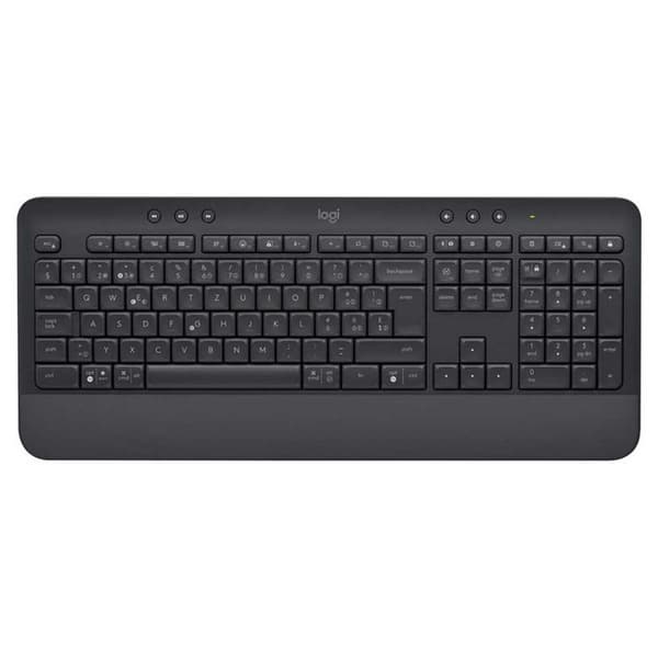 Logitech Trådlös Mus Och Tangentbord Mk650 Silver Nordic QWERTY